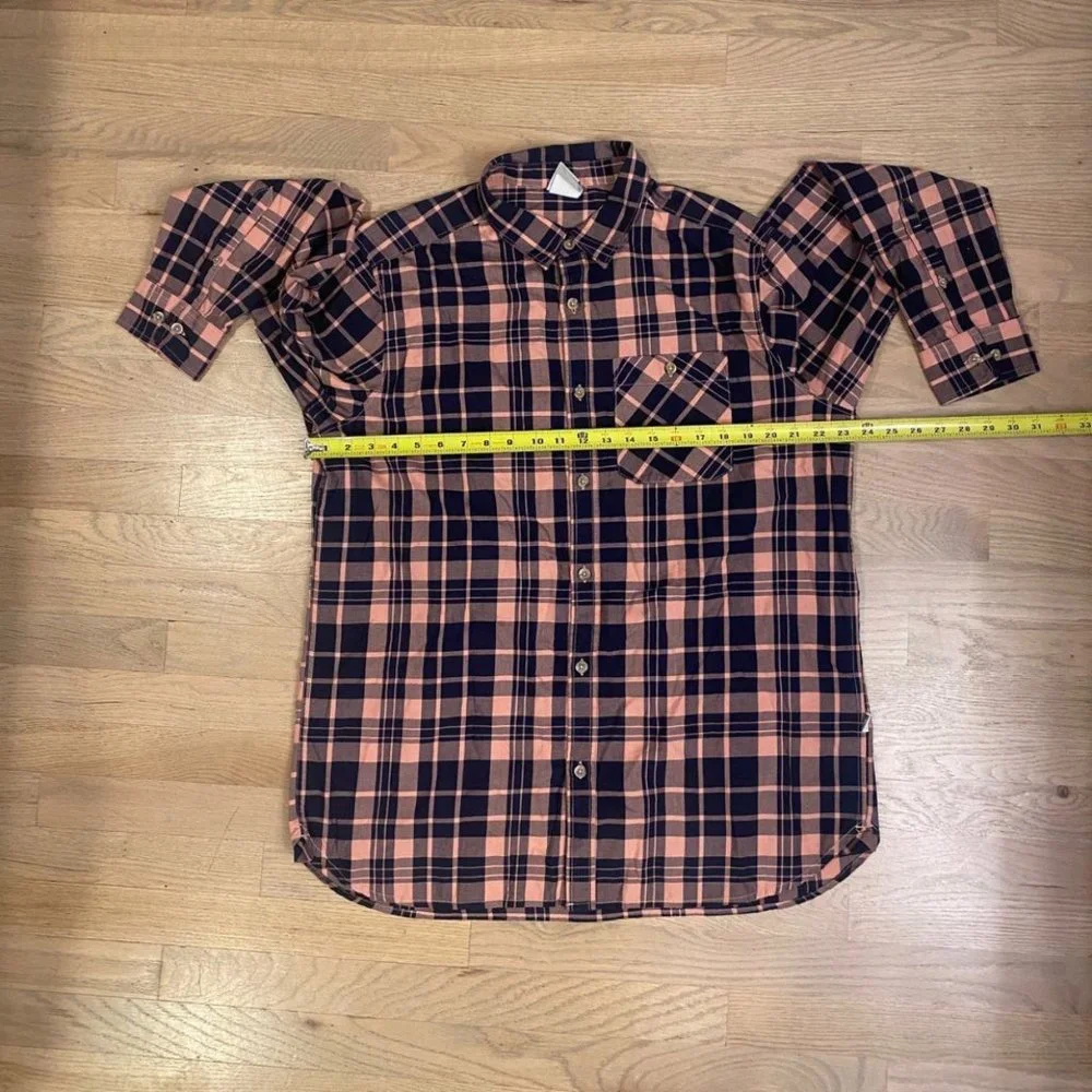 The North Face Hayden‎ Pass 2.0 Pink Navy Plaid Button Up Casual Shirt Men's XL